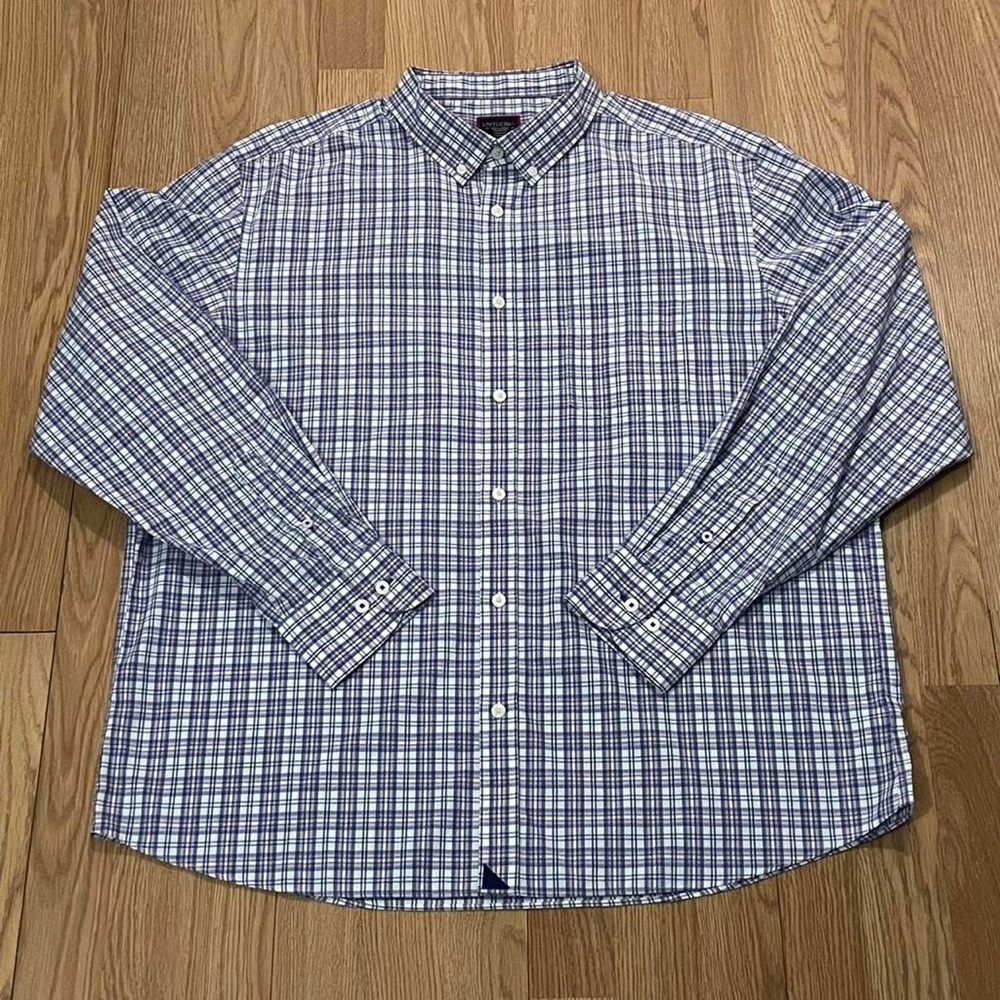 UNTUCKit Mens XXL Long Sleeve Button Down Shirt Plaid Multicolor Preppy